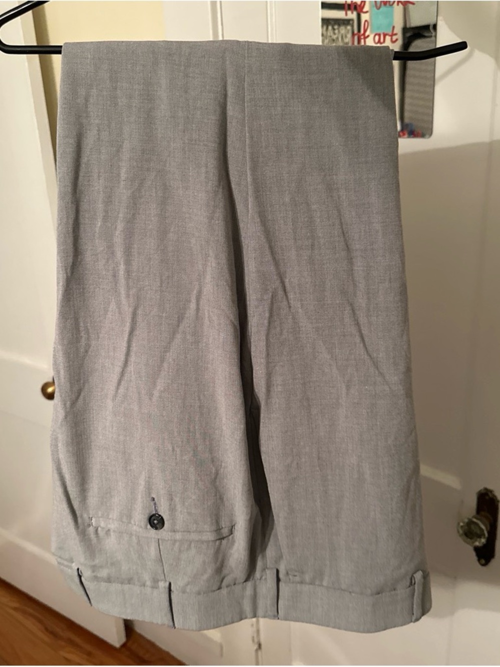 Apt. 9 Men's Light Gray Stretch Waist Dress Pants